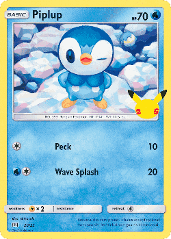 Piplup Pokémon TCG card art