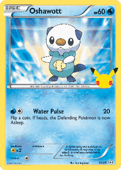 Oshawott Pokémon TCG card art