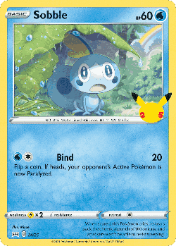 Sobble Pokémon TCG card art