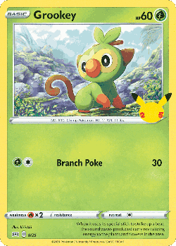 Grookey Pokémon TCG card art