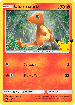 Charmander Pokémon TCG card art