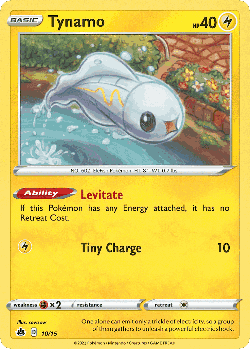 Tynamo Pokémon TCG card art