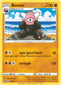 Bewear Pokémon TCG card art