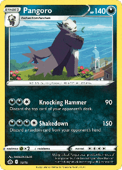 Pangoro Pokémon TCG card art