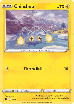 Chinchou Pokémon TCG card art