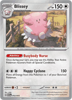 Blissey Pokémon TCG card art