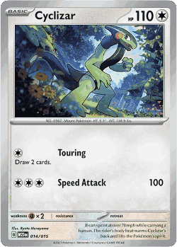 Cyclizar Pokémon TCG card art