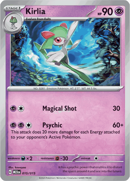 Kirlia 15, McDonald's Collection 2023