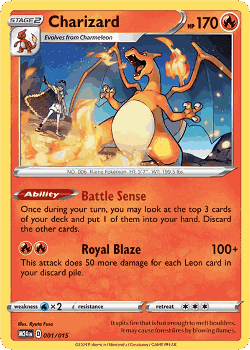 Charizard Pokémon TCG card art