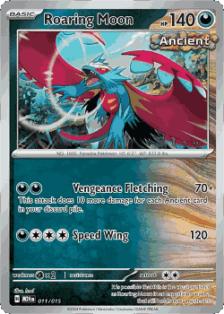 Roaring Moon Pokémon TCG card art