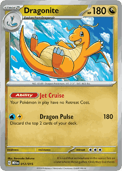 Dragonite Pokémon TCG card art