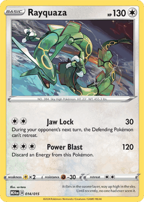 Rayquaza 14, McDonald's Collection 2024