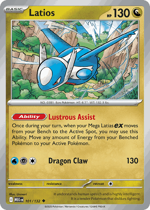 Latios 101, Mega Evolution
