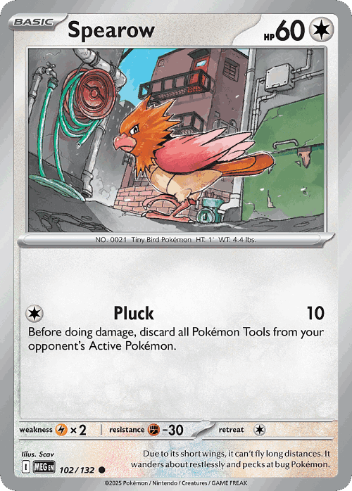Spearow 102, Mega Evolution