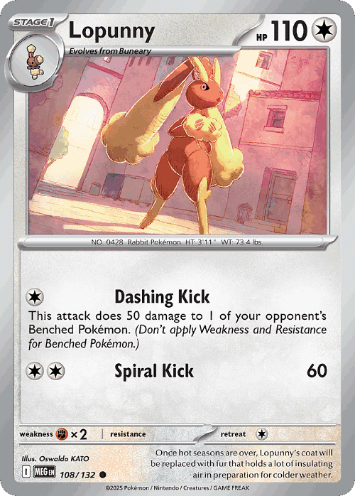 Lopunny 108, Mega Evolution