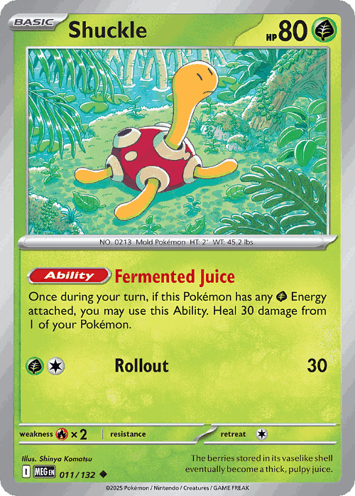Shuckle Pokémon TCG card art
