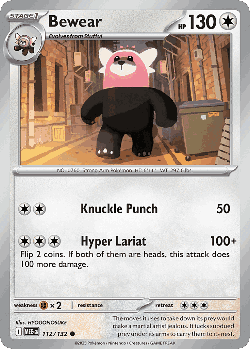 Bewear 112, Mega Evolution