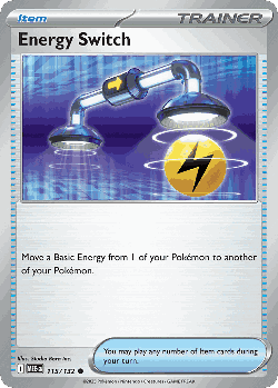 Energy Switch 115, Mega Evolution