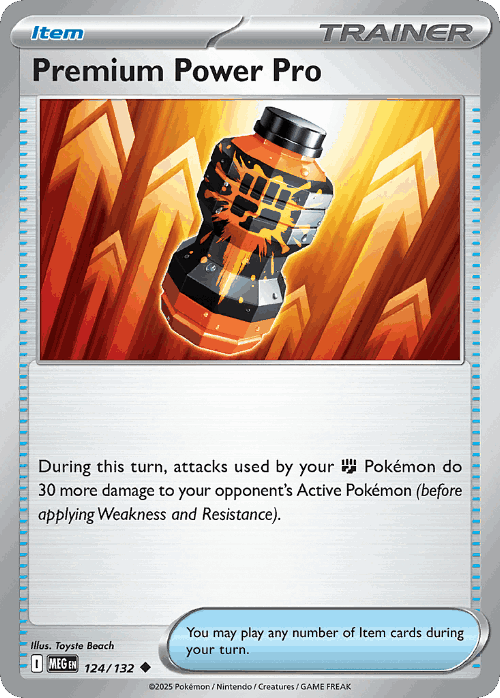 Premium Power Pro 124, Mega Evolution