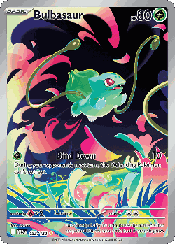 Bulbasaur card art