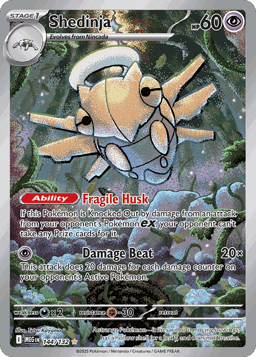 Shedinja #144 from Mega Evolution - Illustration Rare - Illustrated by Tetsu Kayama