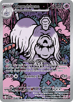 Houndstone 145, Mega Evolution