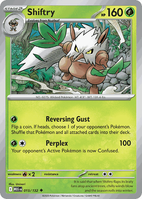 Shiftry Pokémon TCG card art