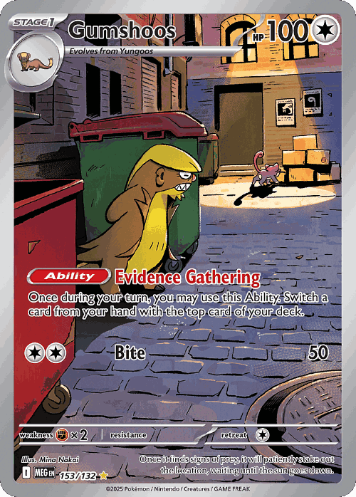 Gumshoos 153, Mega Evolution