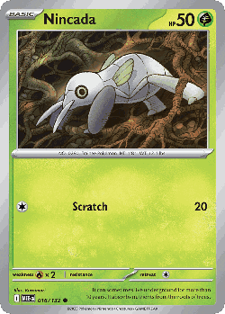 Nincada Pokémon TCG card art