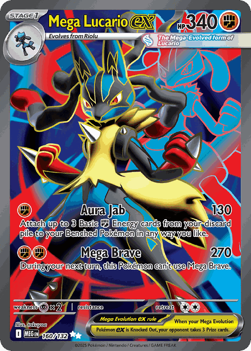 Mega Lucario ex 160, Mega Evolution