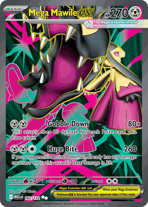 Mega Mawile ex 162, Mega Evolution