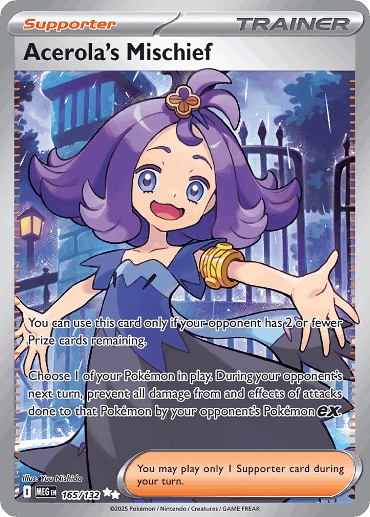 Acerola's Mischief #165 from Mega Evolution - Ultra Rare - Illustrated by Yuu Nishida