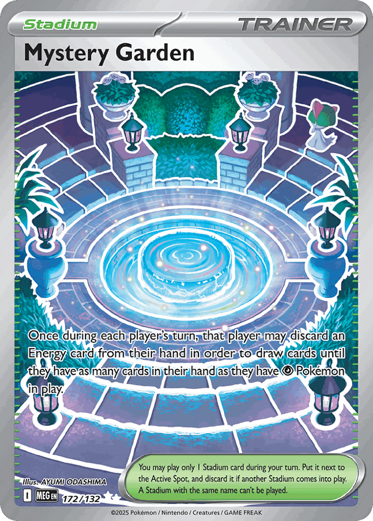 Mystery Garden #172 from Mega Evolution - Ultra Rare - Illustrated by AYUMI ODASHIMA