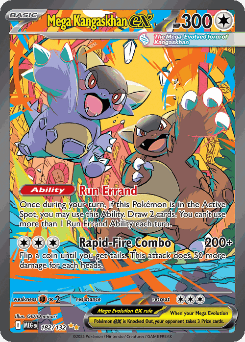 Mega Kangaskhan ex 182, Mega Evolution