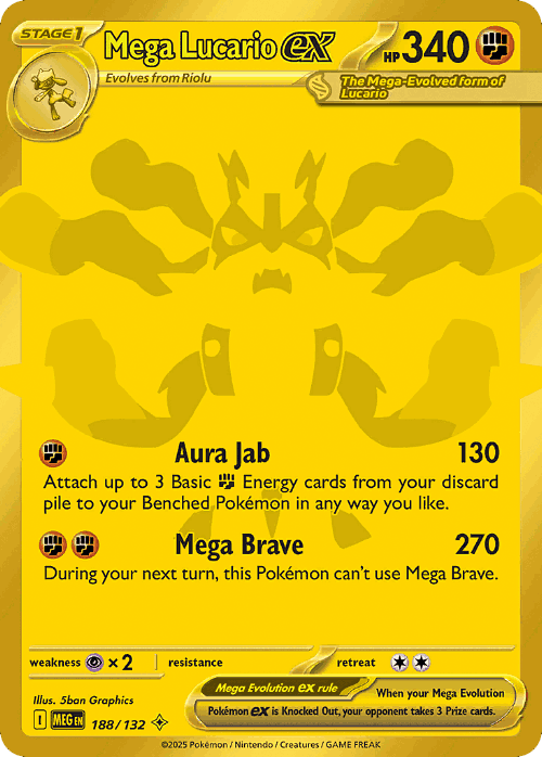Mega Lucario ex 188, Mega Evolution