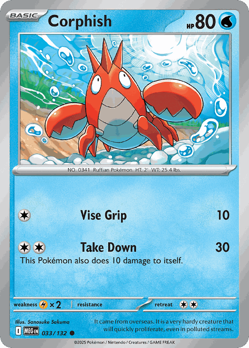 Corphish 33, Mega Evolution