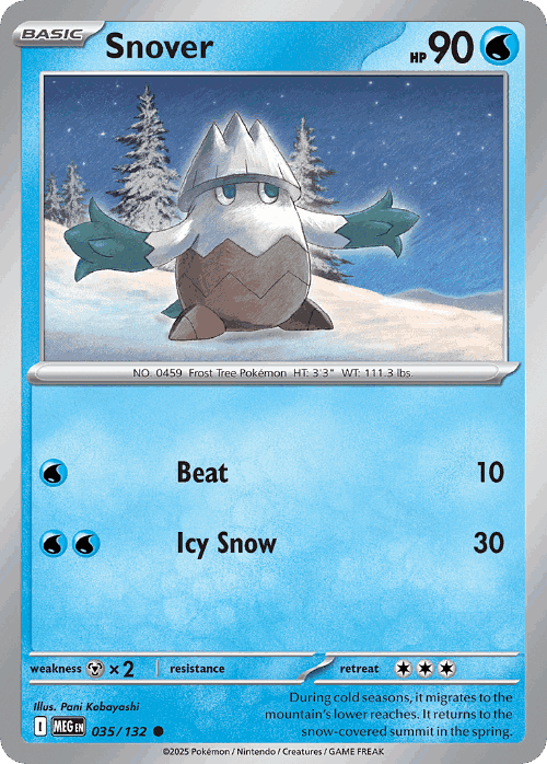 Snover 35, Mega Evolution