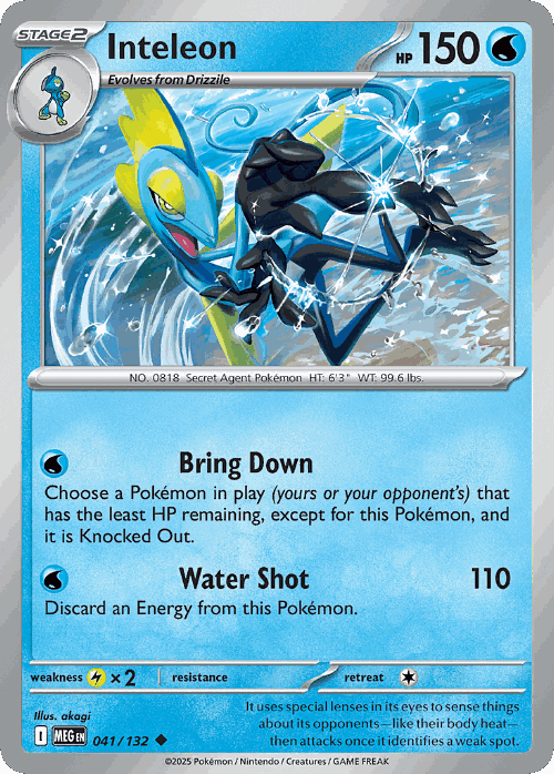 Inteleon 41, Mega Evolution