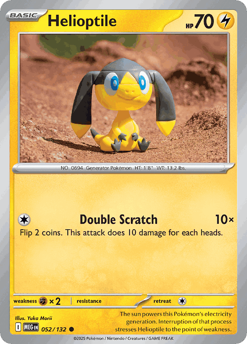 Helioptile 52, Mega Evolution
