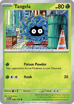 Tangela Pokémon TCG card art