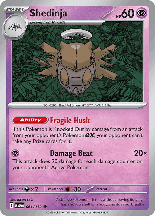 Shedinja 61, Mega Evolution