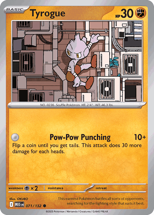Tyrogue 71, Mega Evolution