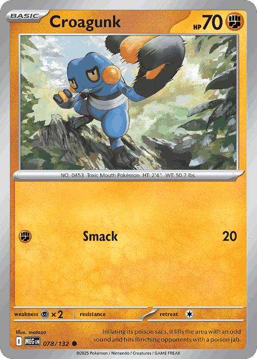 Croagunk 78, Mega Evolution
