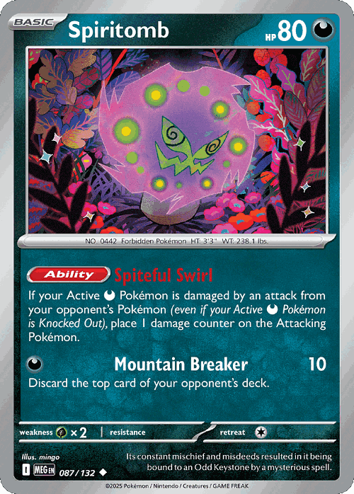 Spiritomb 87, Mega Evolution
