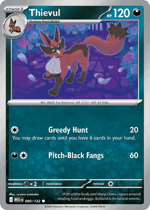 Thievul 90, Mega Evolution