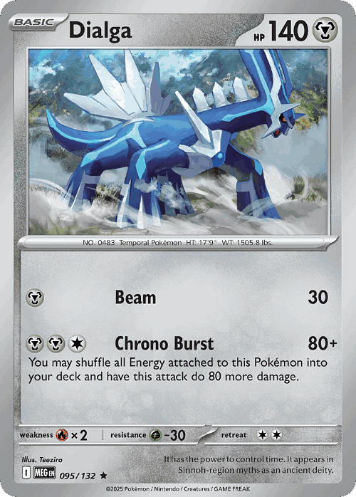 Dialga 95, Mega Evolution