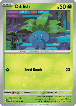 Oddish Pokémon TCG card art