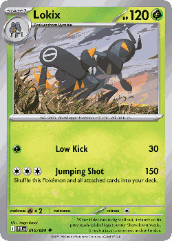 Lokix Pokémon TCG card art