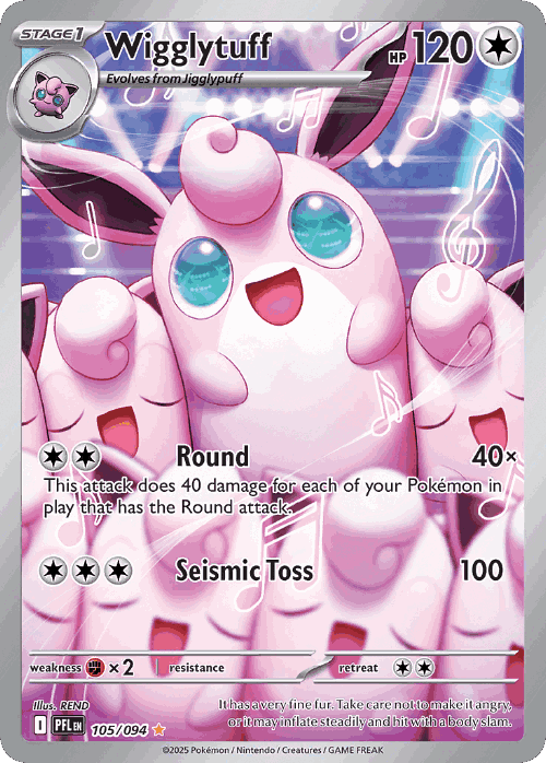 Wigglytuff 105, Phantasmal Flames