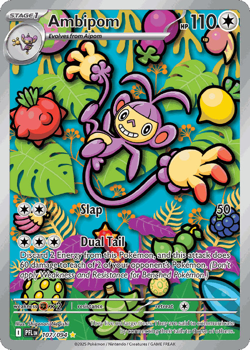 Ambipom 107, Phantasmal Flames